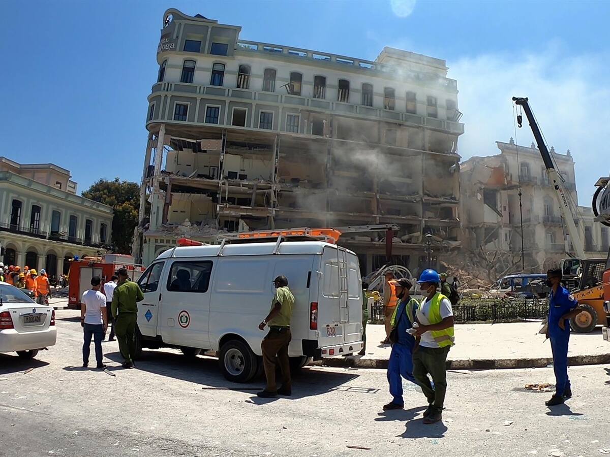 Elevan a 25 la cifra de muertos por la explosión de un hotel en La Habana