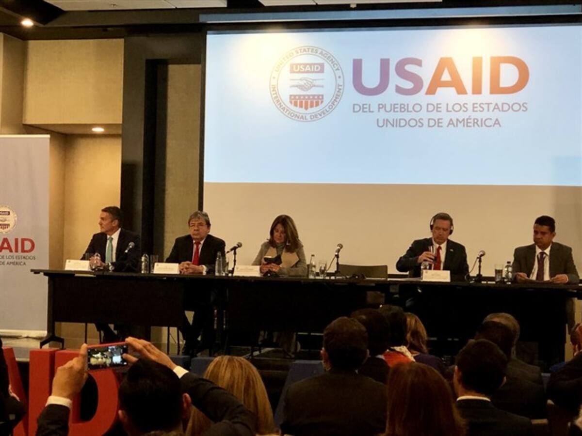 Usaid aportó US$160 millones para el posconflicto en Colombia