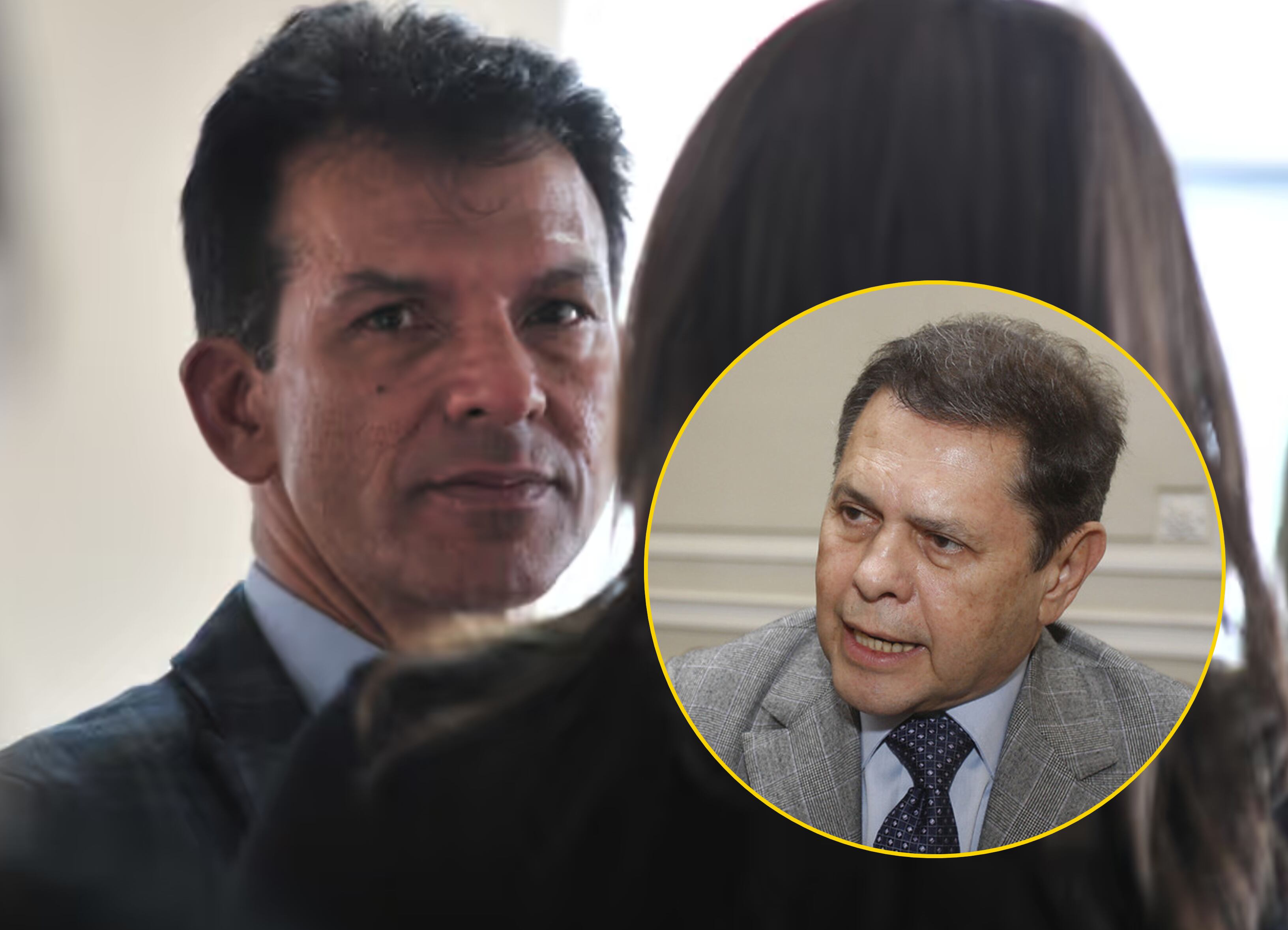 Exjuez Reinaldo Huertas y Carlos Mattos | Fotos: Colprensa.