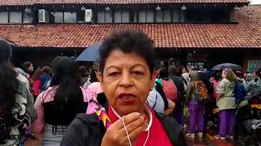 María del Carmen Vernaza, vicepresidenta nacional del Sindicato de Trabajadores de Hogares Infantiles de Colombia, Sintrahoincol. Foto: Cortesía En Línea