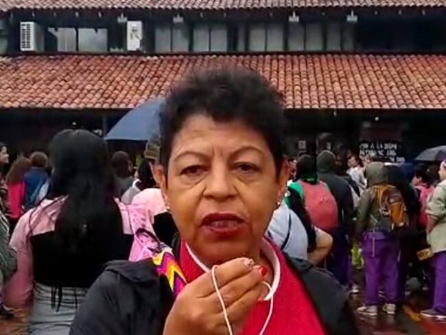 María del Carmen Vernaza, vicepresidenta nacional del Sindicato de Trabajadores de Hogares Infantiles de Colombia, Sintrahoincol. Foto: Cortesía En Línea