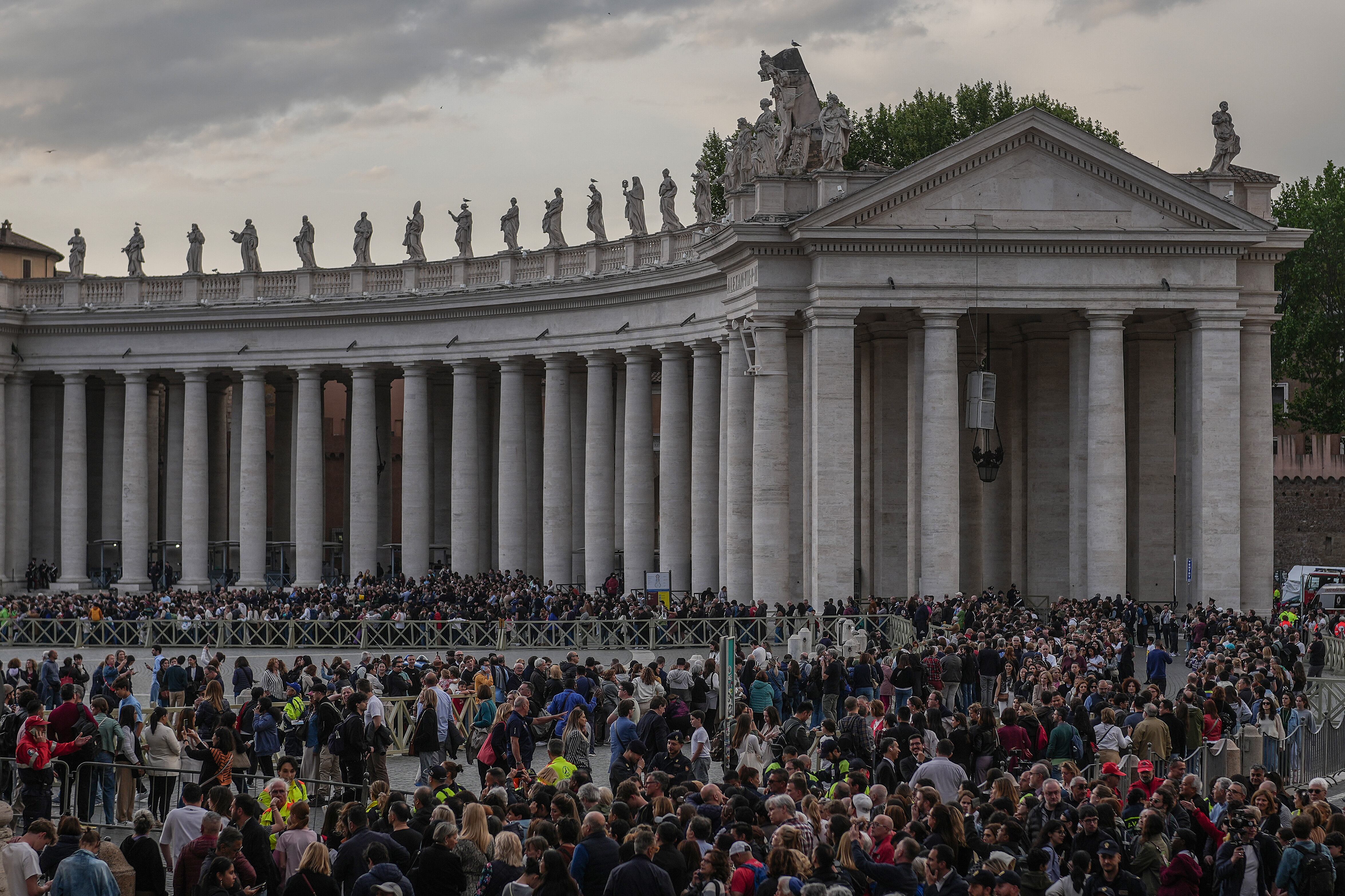 Plaza de San Pedro en el vaticano. FOTO: Christopher Furlong/Getty Images