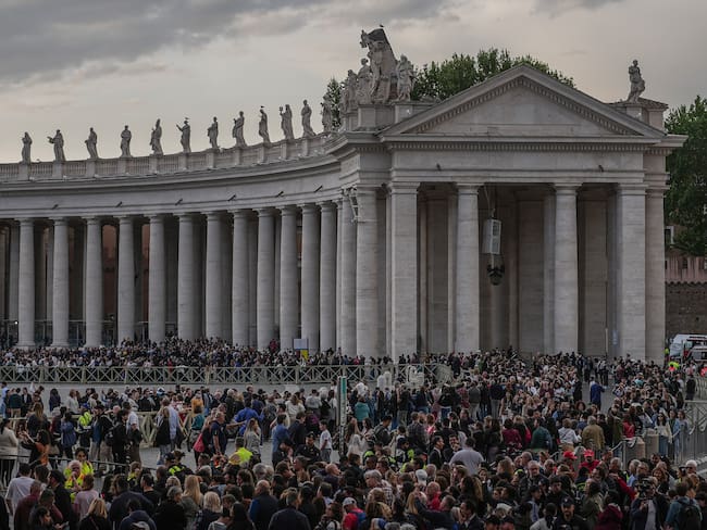 Plaza de San Pedro en el vaticano. FOTO: Christopher Furlong/Getty Images