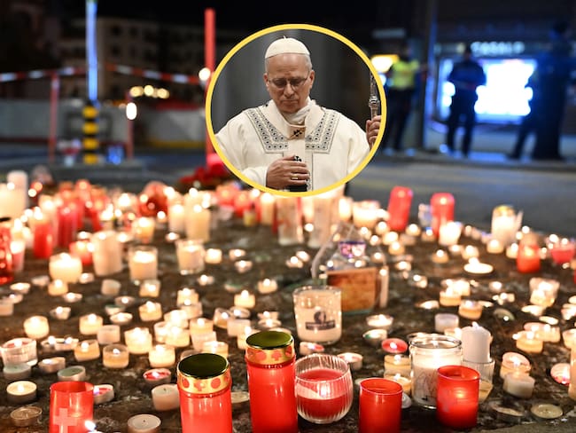 Homenaje a las víctimas del incendio en Suiza. Foto: Harold Cunningham/Getty Images.Leon XIV. Foto: Isabella Bonotto/Anadolu