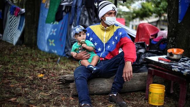 Los efectos sociales de la COVID-19 en la niñez venezolana migrante. Foto: Getty Images