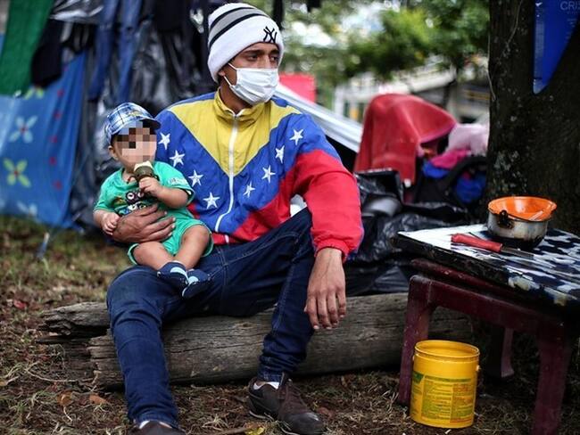 Los efectos sociales de la COVID-19 en la niñez venezolana migrante. Foto: Getty Images