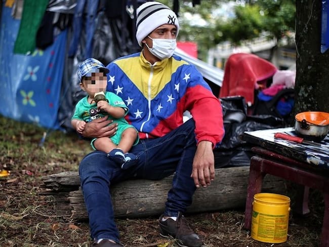 Los efectos sociales de la COVID-19 en la niñez venezolana migrante. Foto: Getty Images