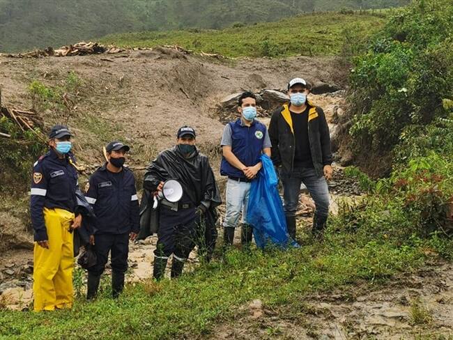 En Santa Rosa, uno de los municipios más afectados, los organismos de socorro y las autoridades trabajan para atender las emergencias . Foto: Cortesía