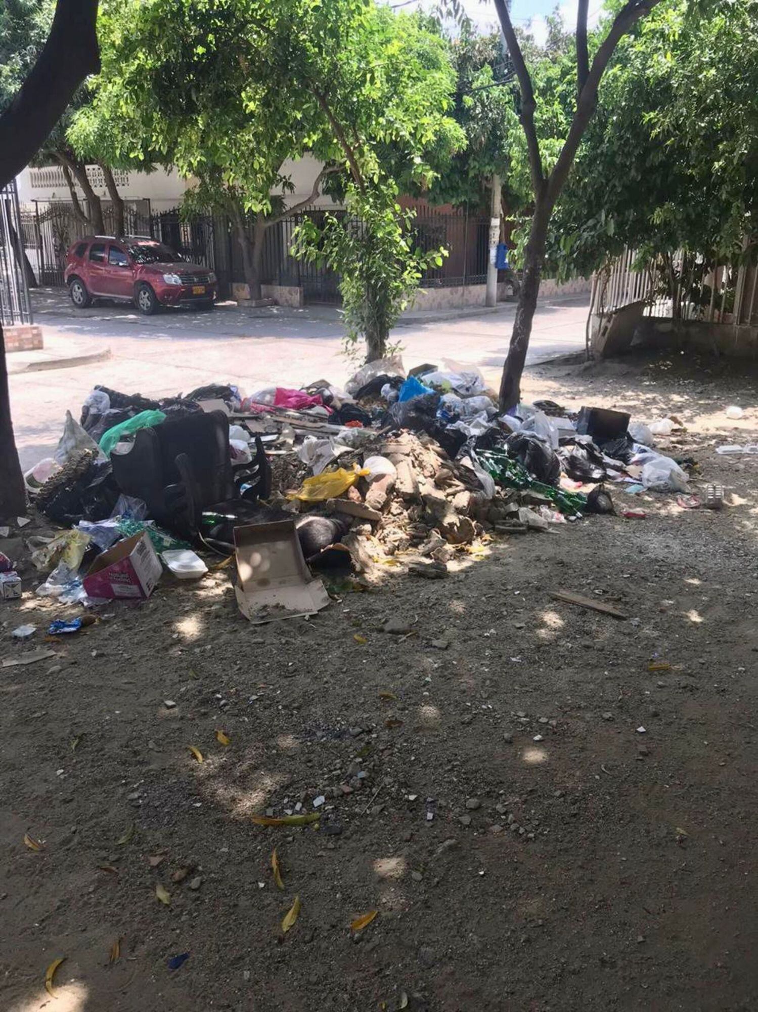 Acumulación de basuras/ Alcaldía de Santa Marta