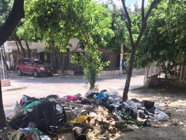 Acumulación de basuras/ Alcaldía de Santa Marta