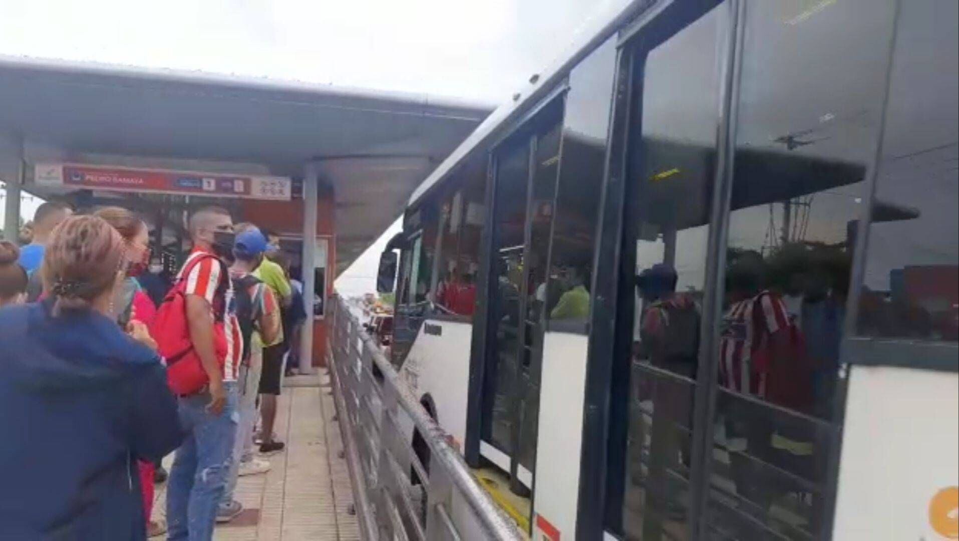 La empresa anunció que indagará sobre lo sucedido. Foto: Cortesía, Policía Metropolitana de Barranquilla.