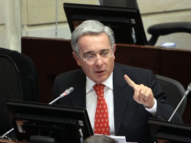 Álvaro Uribe Vélez, ex presidente de la República y senador del Centro Democrático. Foto: Colprensa