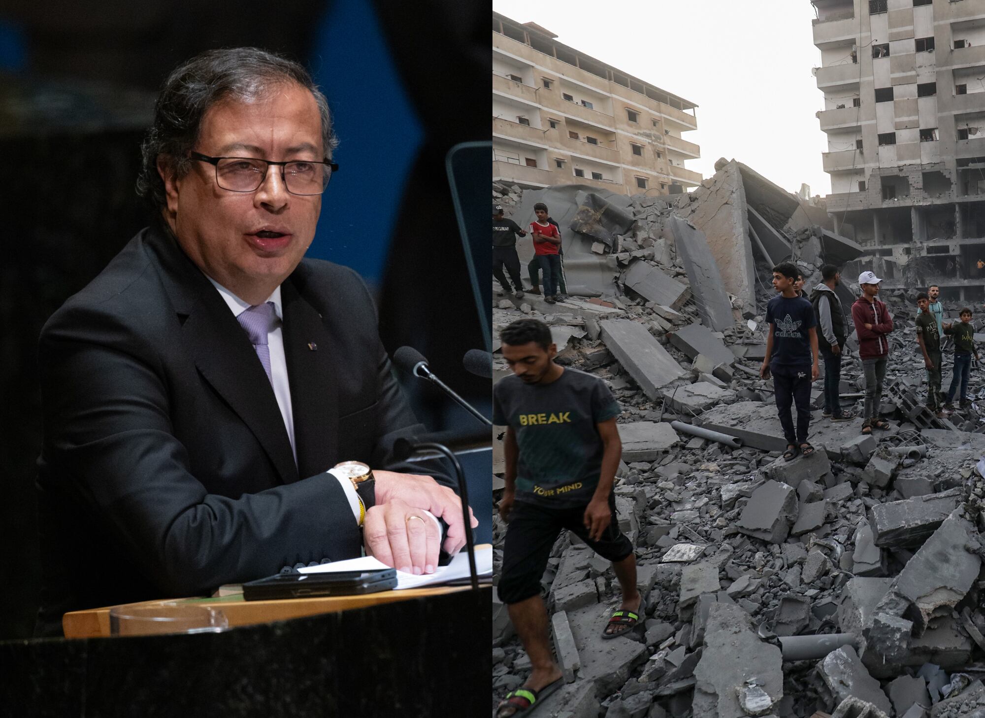 Gustavo Petro y Franja de Gaza | Fotos: GettyImages