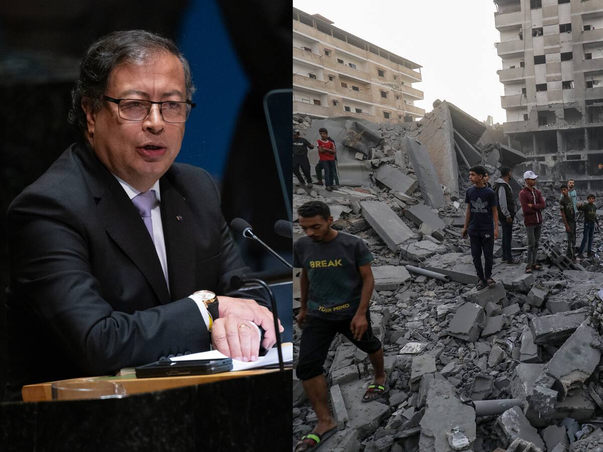Petro anunció que Colombia enviará ayuda humanitaria a la Franja de Gaza