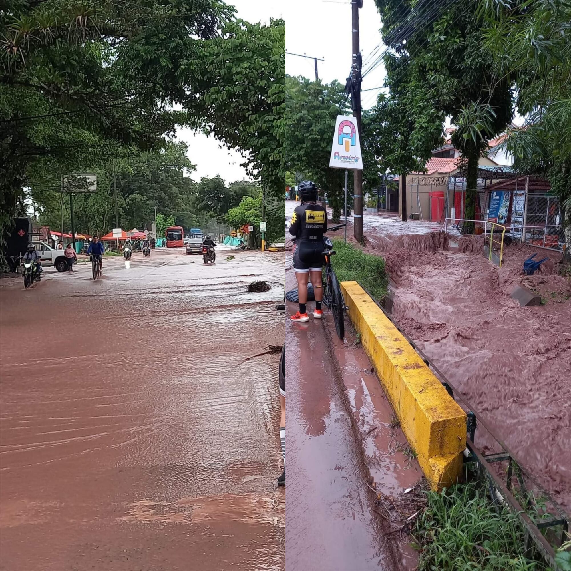 Habitantes habían alertado a la Alcaldía de Villavicencio sobre desbordamiento de río. Foto: Cortesía a Sigue La W
