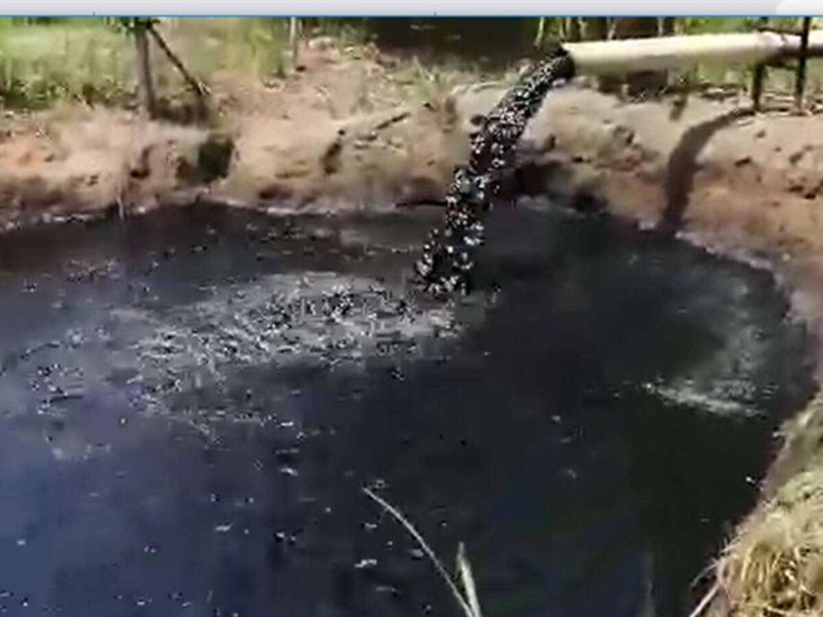 Denuncian gran vertimiento de crudo en el Municipio de Yondo – Antioquia
