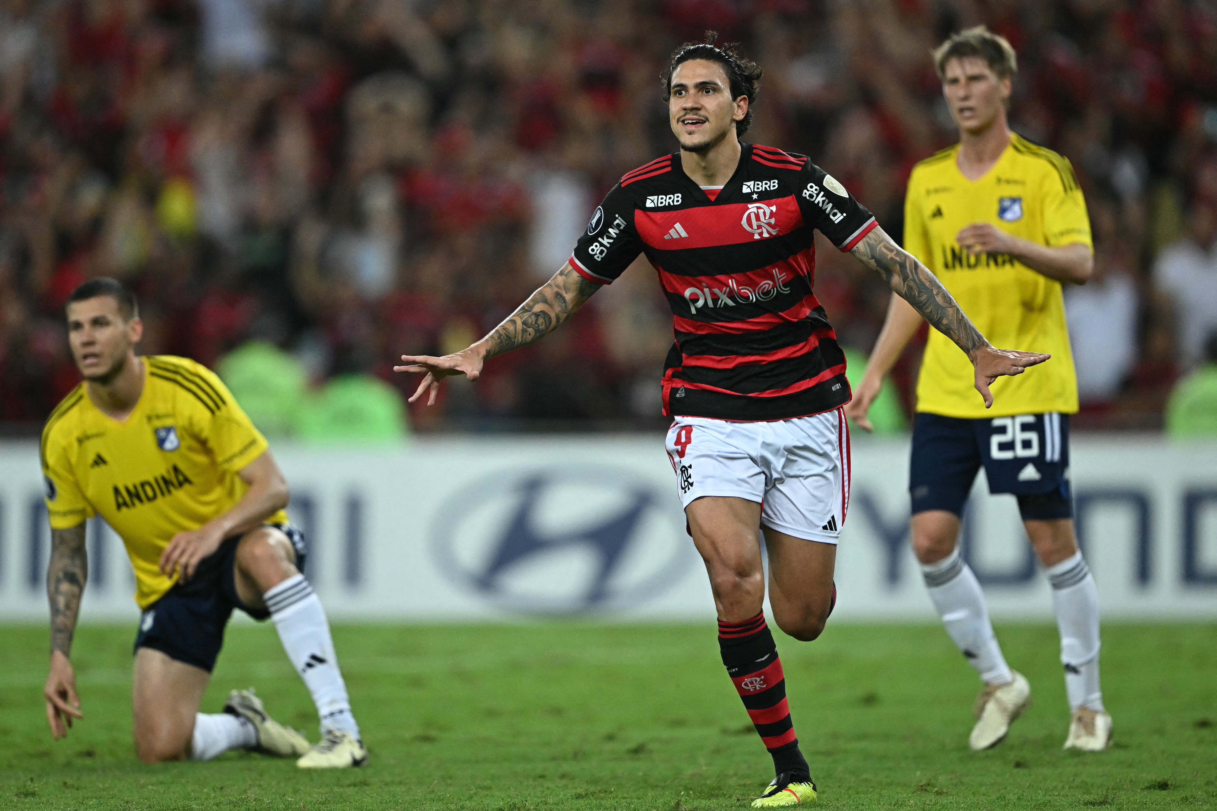 Flamengo vs. Millonarios. Foto: EFE.