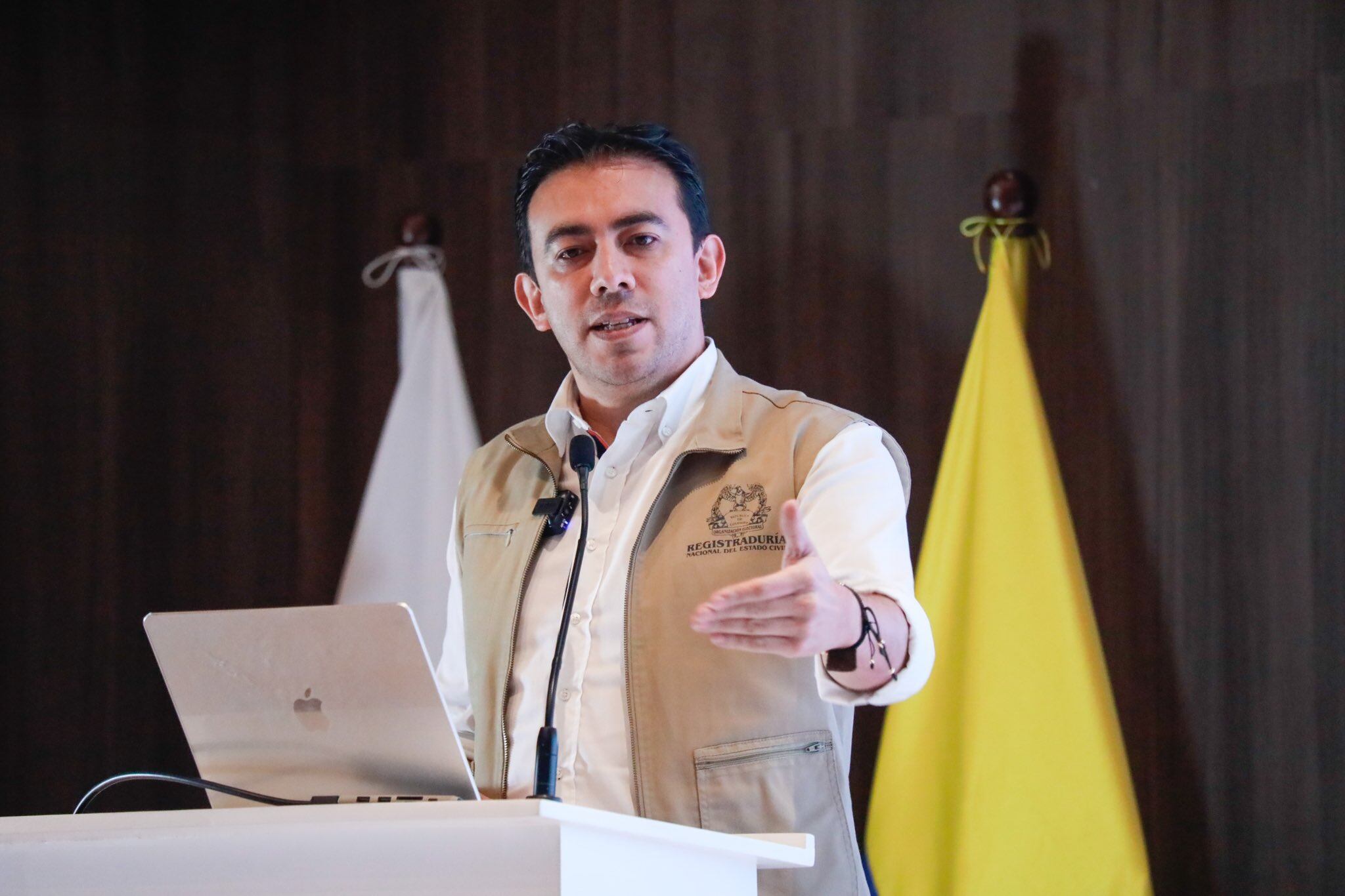 Registrador Alexander Vega. Foto: Registraduría Nacional