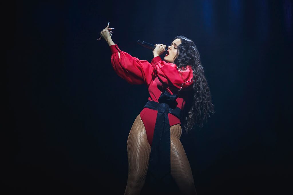 Cantante española Rosalía. (Photo by Xavi Torrent/Redferns)
