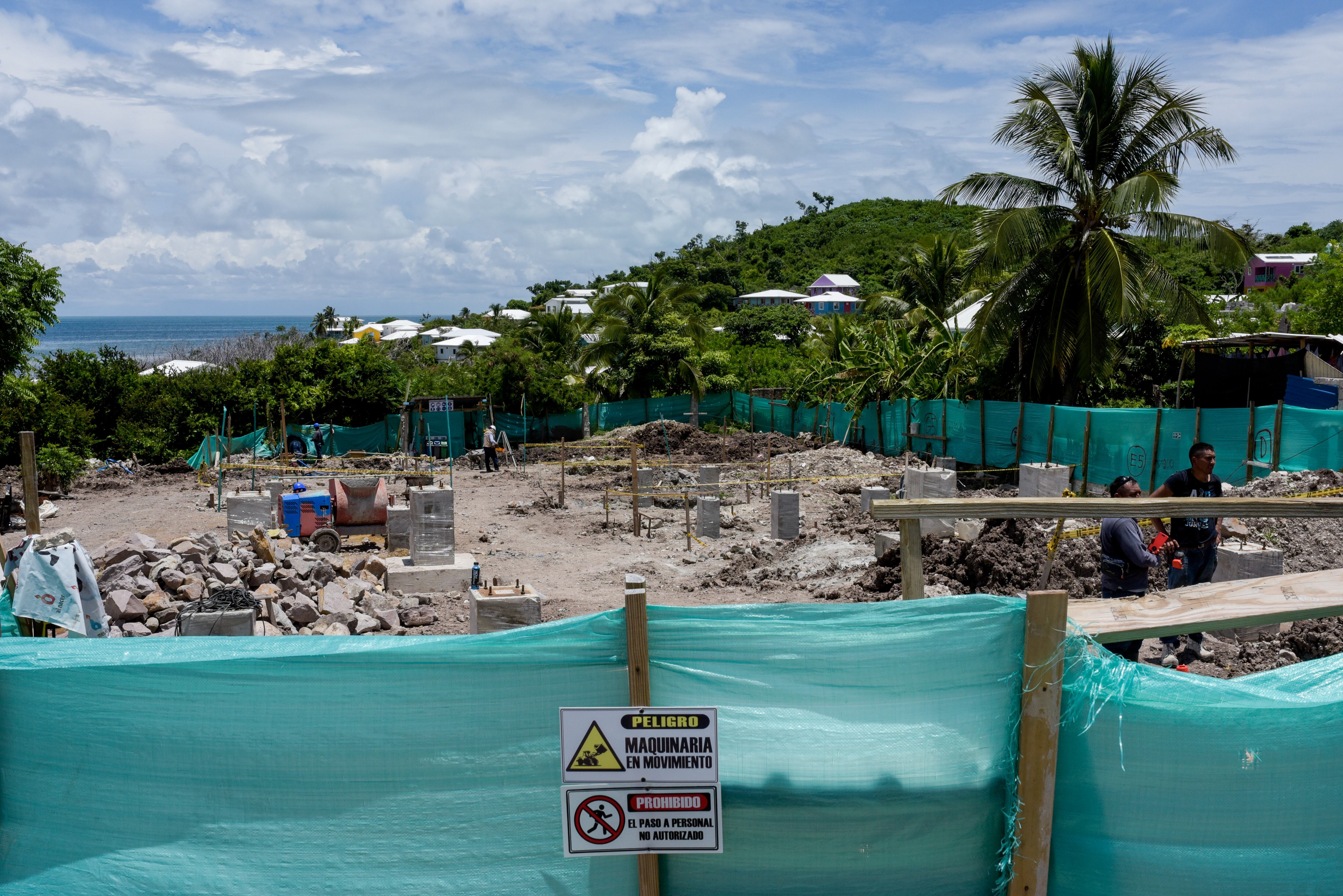 Imagwen de referencia de la reconstrucción de San Andrés y Providencia. (Colprensa-Mariano Vimos).