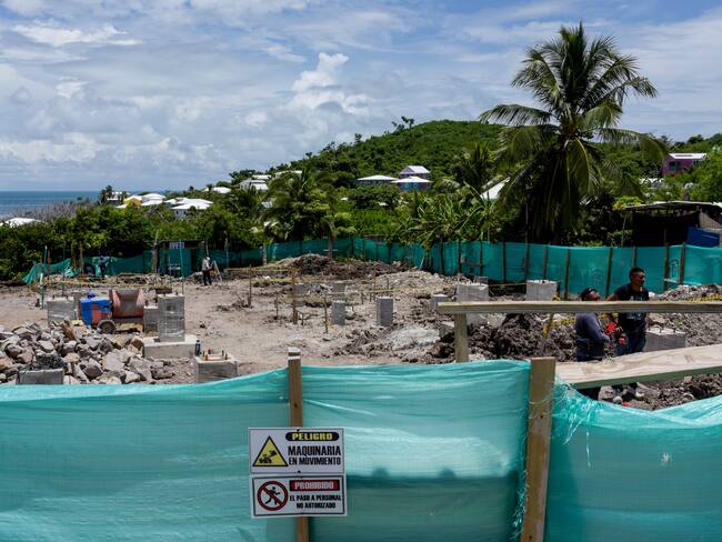 Imagwen de referencia de la reconstrucción de San Andrés y Providencia. (Colprensa-Mariano Vimos).