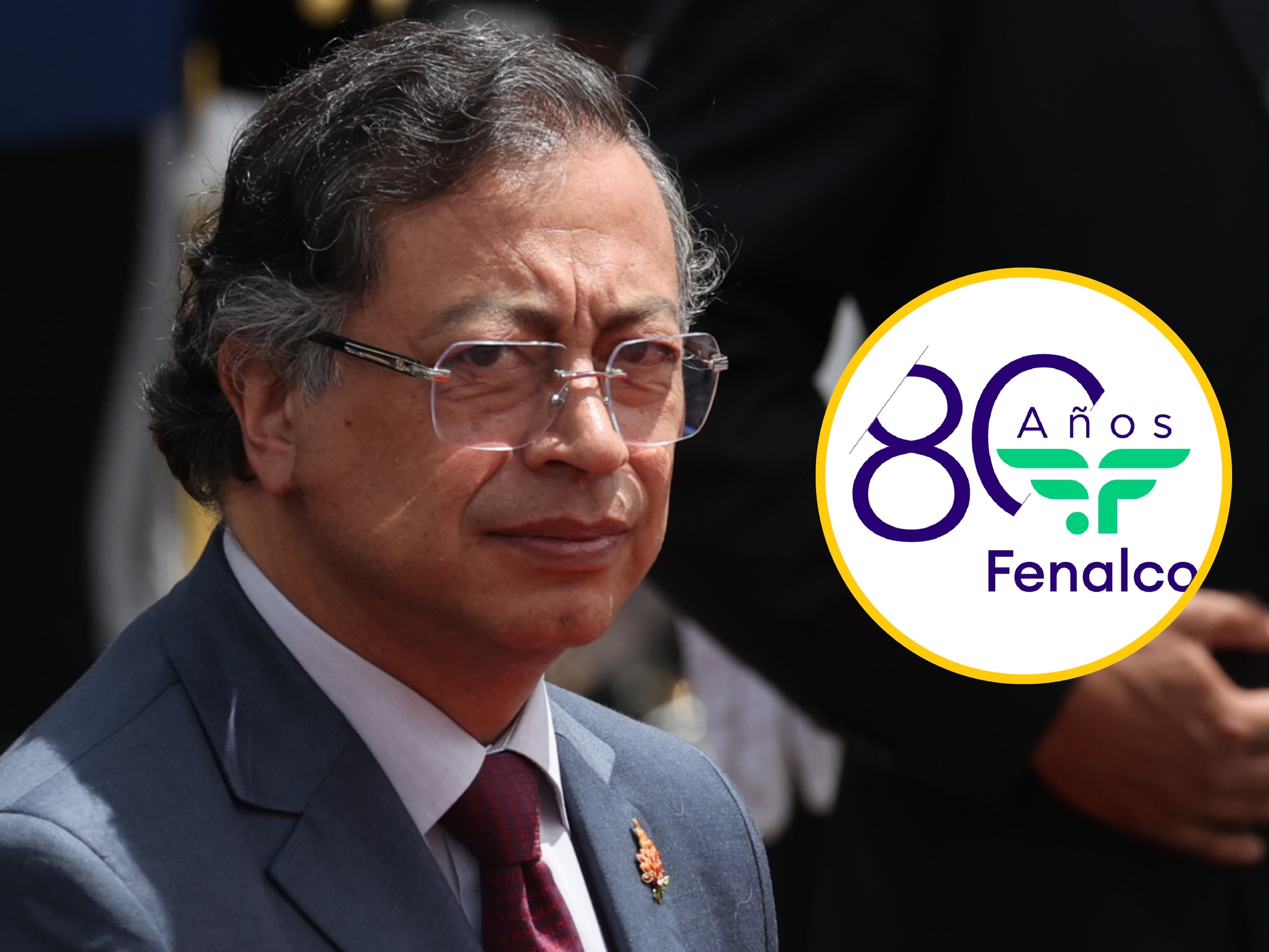 Gustavo Petro (EFE / José Jácome) // Logo Fenalco Colombia