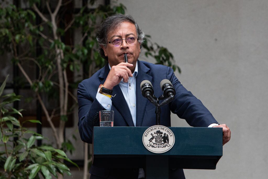 Gustavo Petro. Foto: Lucas Aguayo Araos / Anadolu Agency via Getty Images