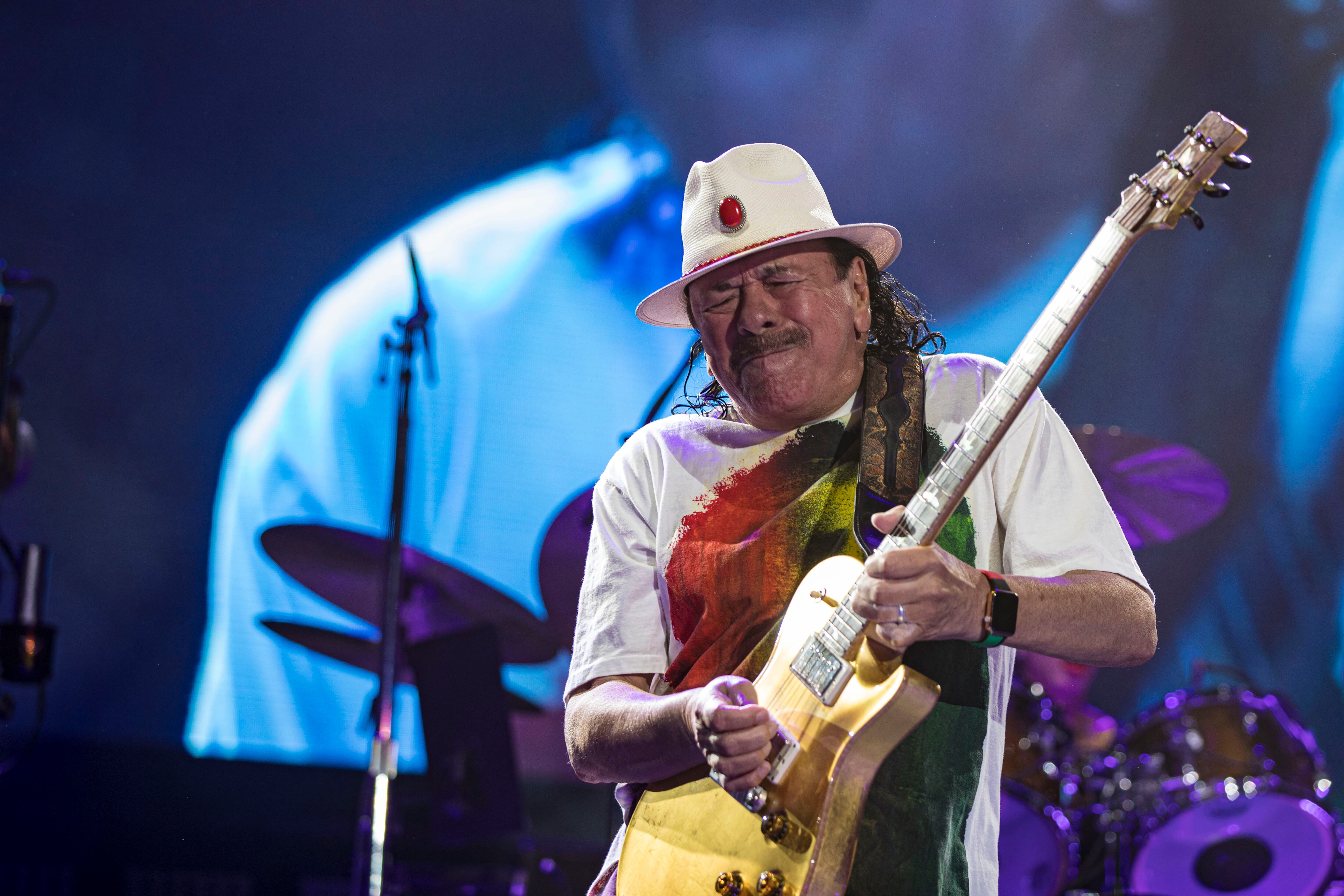 Carlos Santana. Foto: Daniel Knighton/Getty Images.