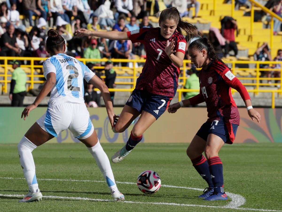 Argentina pasó a octavos de final del Mundial Femenino Sub20 tras ganar 1-0 a Costa Rica