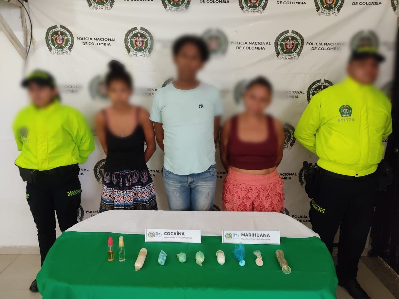 Foto capturados por la policía/ Policía del Magdalena.