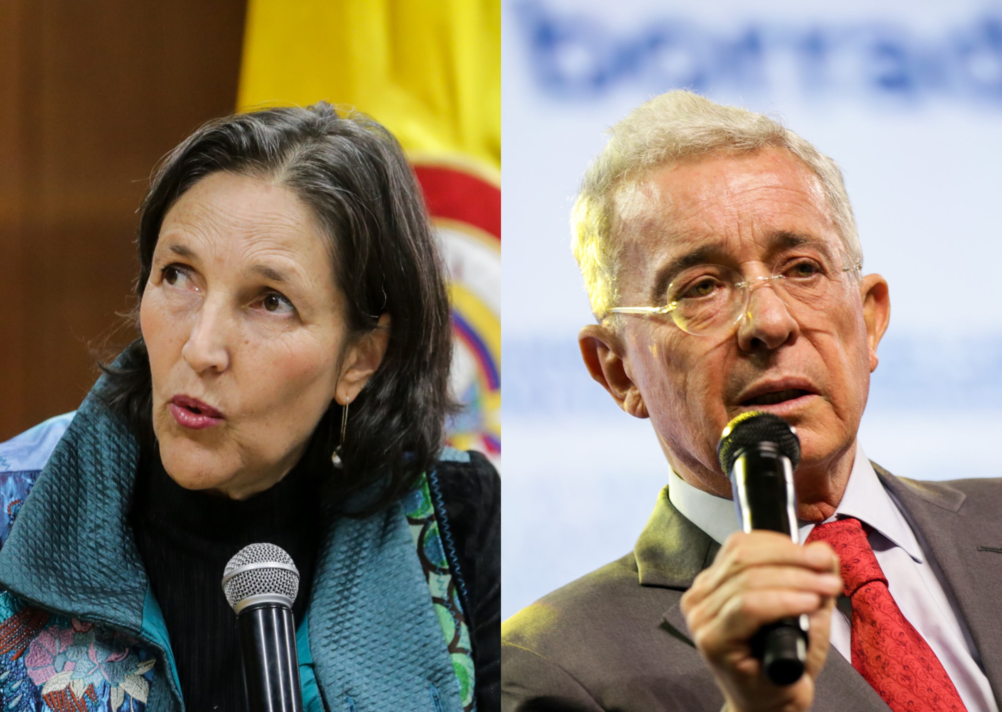María Gaitán Valencia y Álvaro Uribe | Fotos: Colprensa