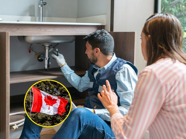 Plomeros colombianos en Canadá, imagen de referencia. Fotos: Getty Images.