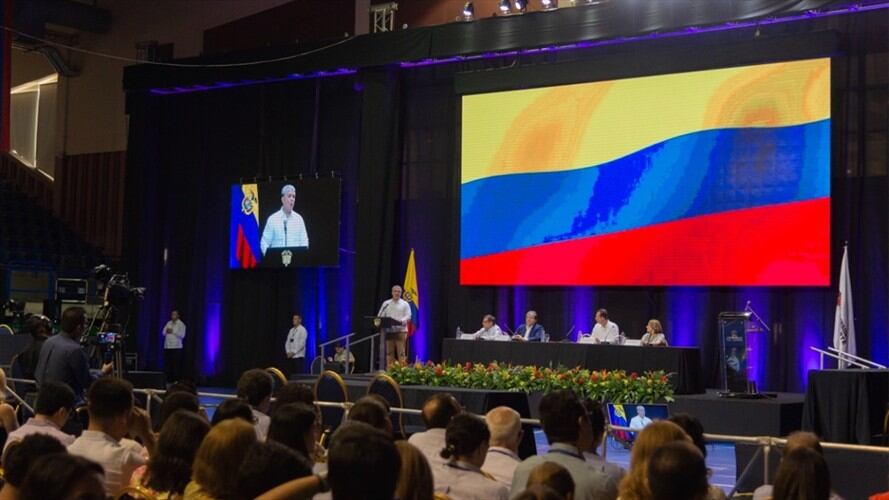 Duque dice que la reelección presidencial podría contribuir a consolidar dictaduras. Foto: Presidencia