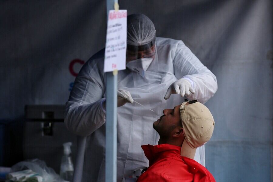 Imagen de referencia de pruebas COVID. Foto: Colprensa.