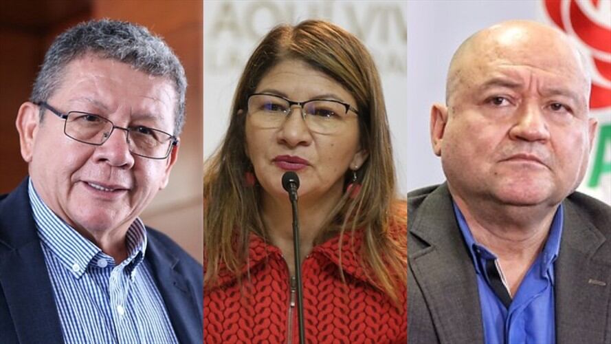 La JEP rechazó embargar el 50% de los salarios de Pablo Catatumbo, Sandra Ramírez, Carlos Lozada y otros excomandantes de las Farc. Foto: Colprensa