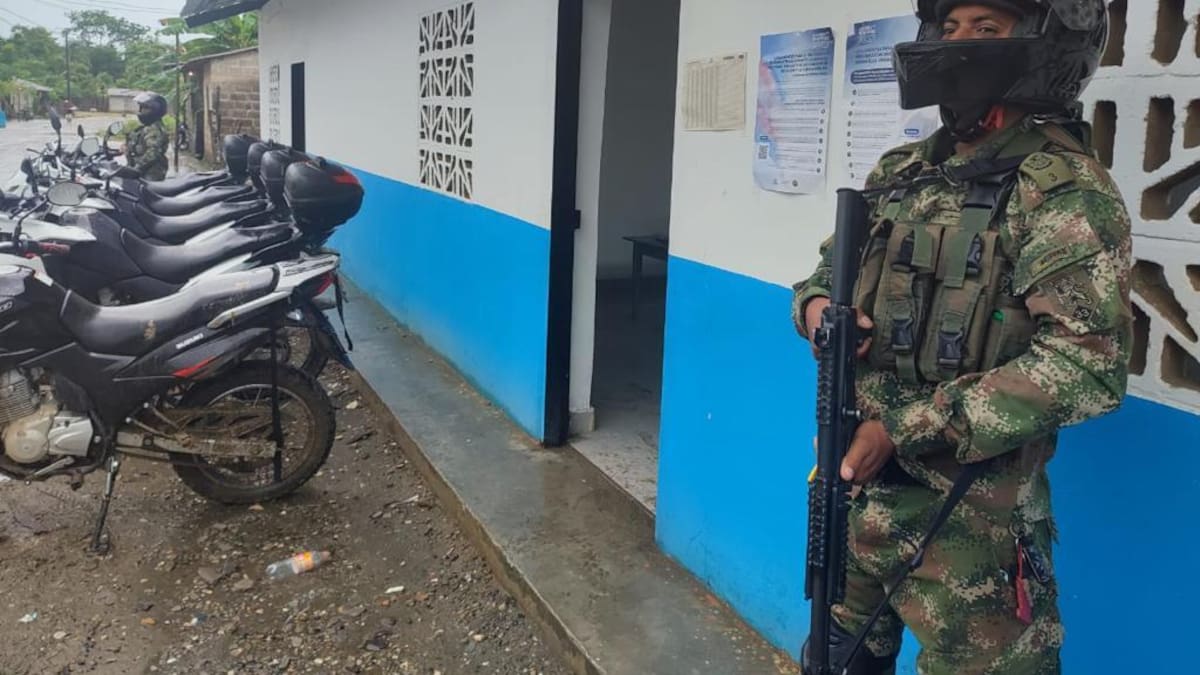 Ejército reforzará la seguridad en tres puestos de votación de Chinú, Córdoba