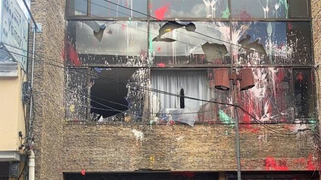 Se registran ataques a la DIAN y Registraduría en Pasto. Foto: Cortesía para Paulo Paz