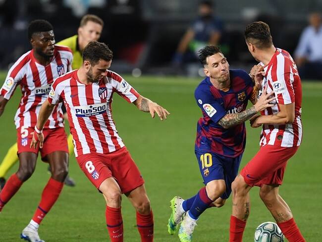 Atlético de Madrid vs. Barcelona. Foto: Getty Images