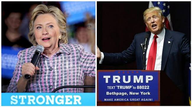 Hillary Clinton y Donald Trump . Foto: W Radio.