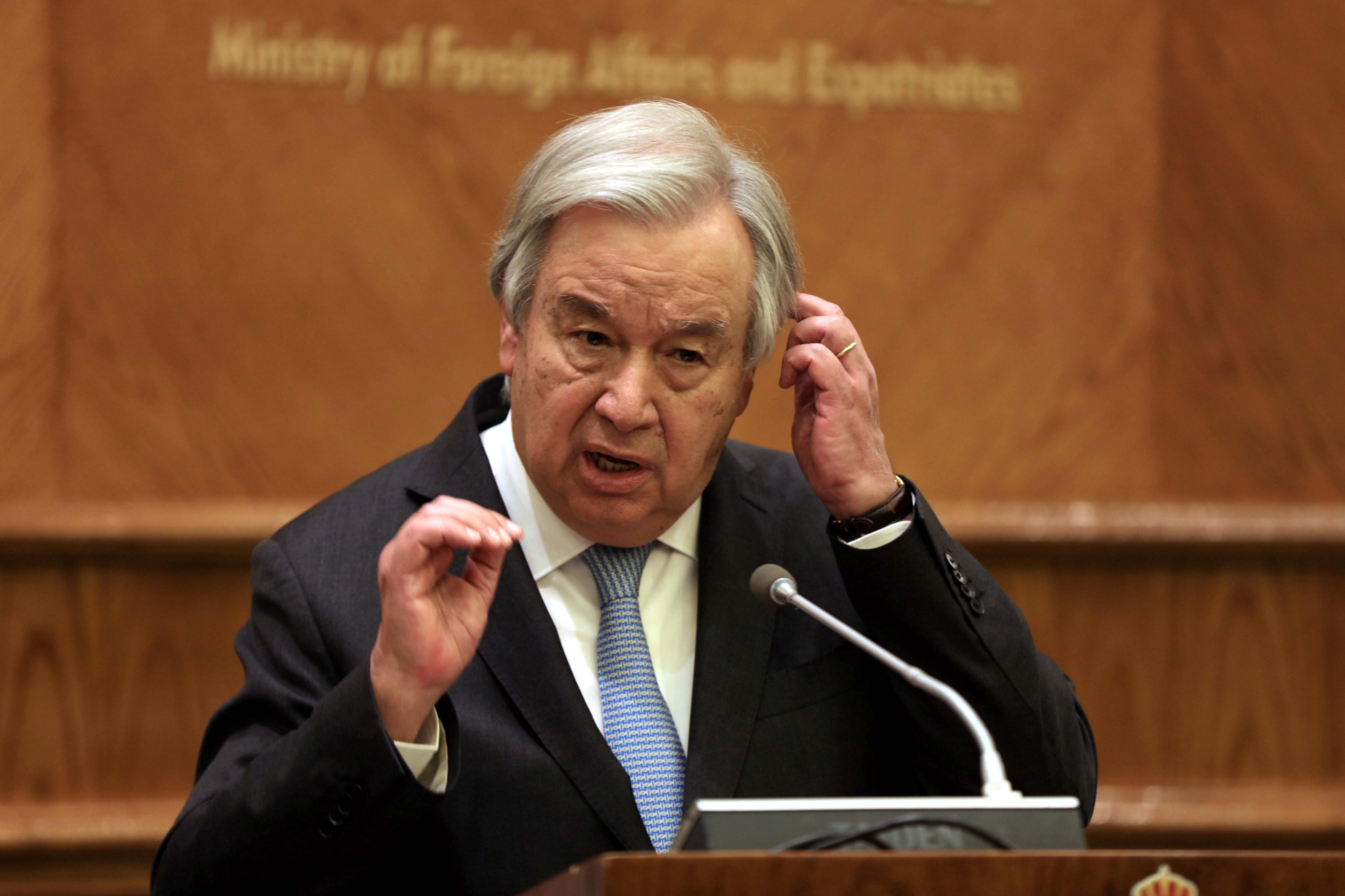 Antonio Guterres. Foto: EFE.