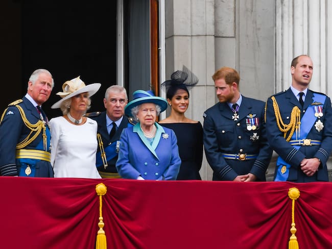 Príncipe Harry, Meghan y Andrés no estarán en el balcón de Buckingham para el jubileo de Isabel II