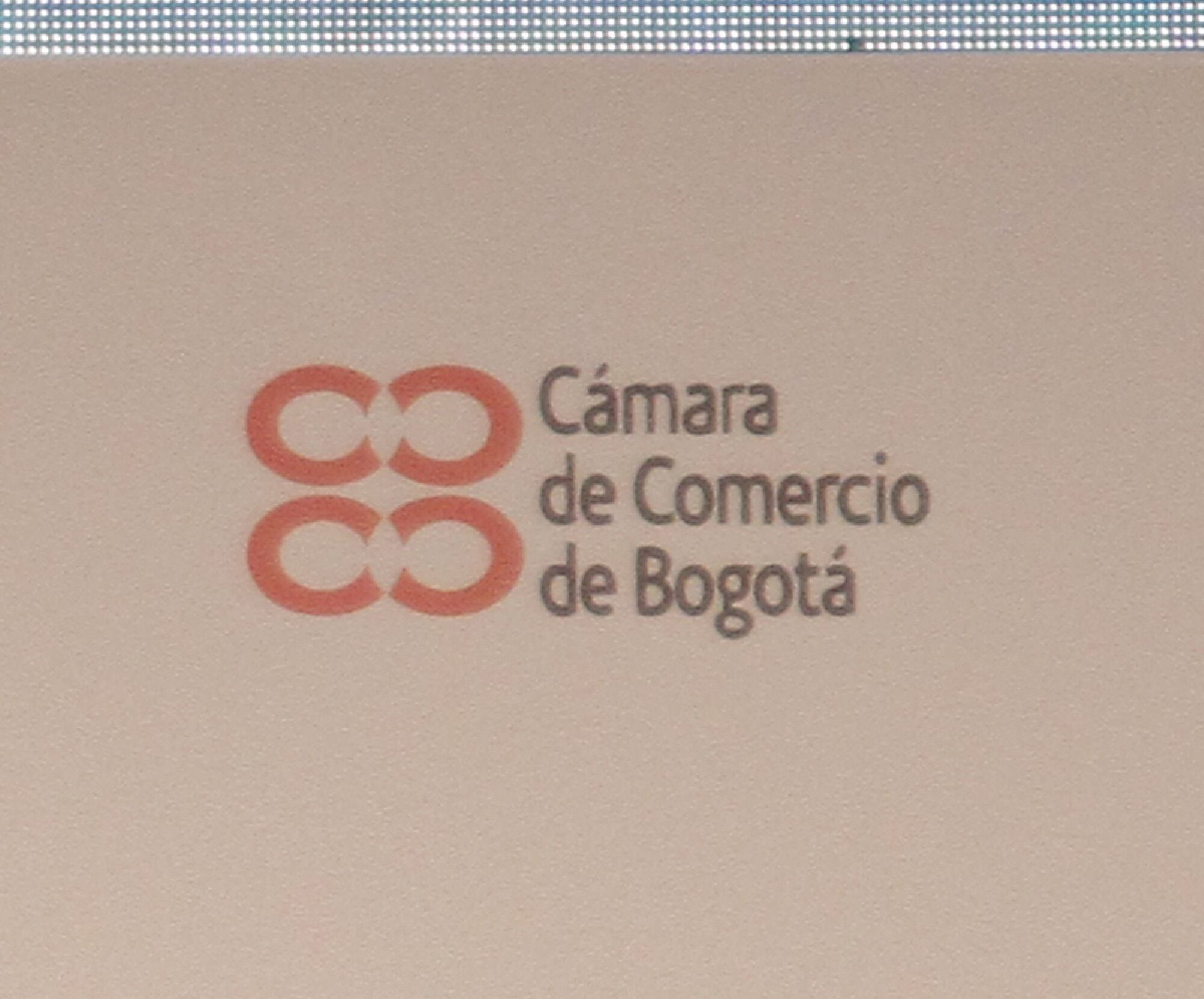 Cámara de Comercio de Bogotá logo. Foto: Colprensa - Sofía Toscano.
