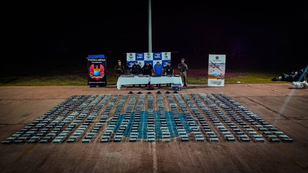 Incautan cerca de media tonelada de cocaína en frontera con Venezuela