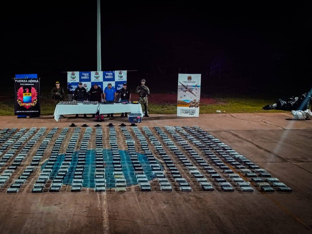 Incautan cerca de media tonelada de cocaína en frontera con Venezuela