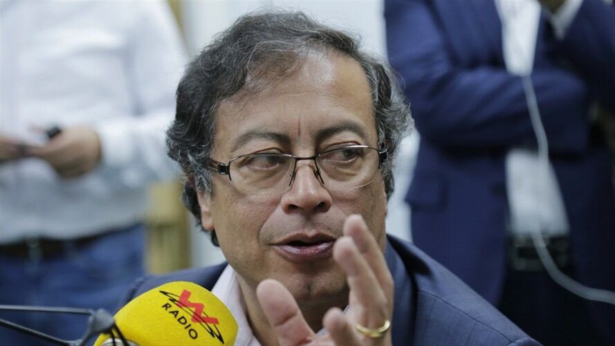 Senador colombiano Gustavo Petro. Foto: Colprensa - Álvaro Tavera