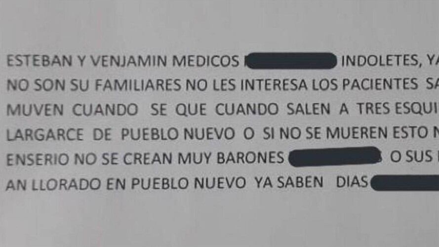 Amenazan de muerte a médicos de un hospital del Magdalena. Foto: Captura de pantalla