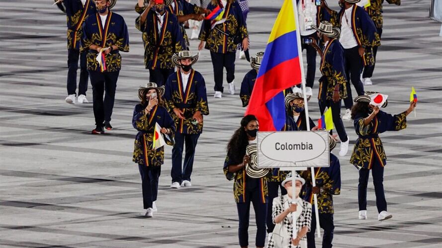 Colombia brilló en la inauguración de los Juegos Olímpicos. Foto: Agencia EFE / JUAN IGNACIO RONCORONI