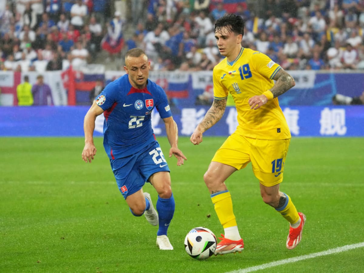 Ucrania alza cabeza luego de vencer 2-1 a Eslovaquia en la Eurocopa