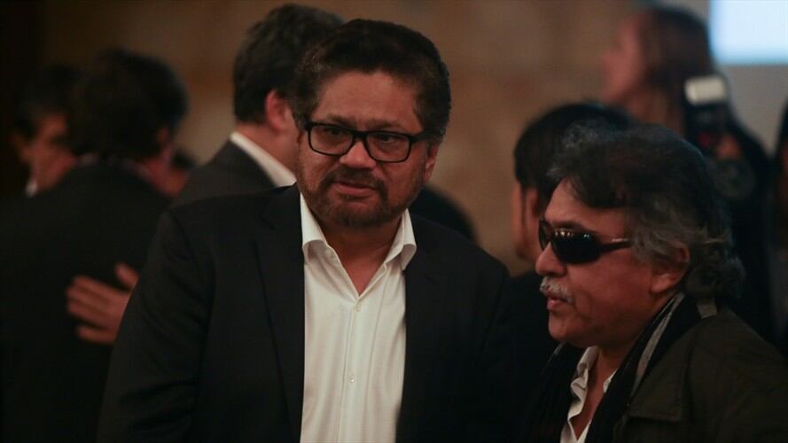 Santrich , quien se encuentra privado de la libertad y en medio de un proceso de extradición, no recibió el permiso por parte de la Fiscalía para asistir al evento.. Foto: Colprensa