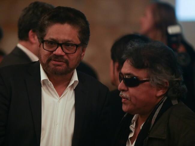 Santrich , quien se encuentra privado de la libertad y en medio de un proceso de extradición, no recibió el permiso por parte de la Fiscalía para asistir al evento.. Foto: Colprensa